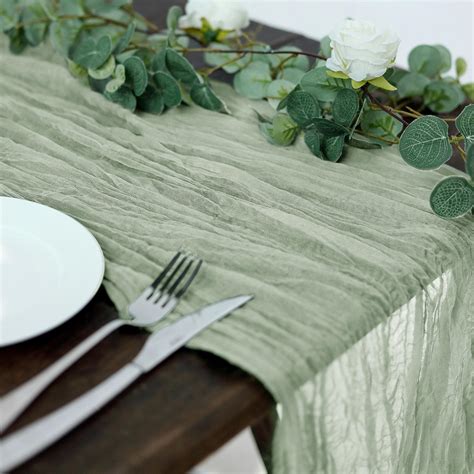 Enhance Your Table Setting with a Cheese Cloth Runner